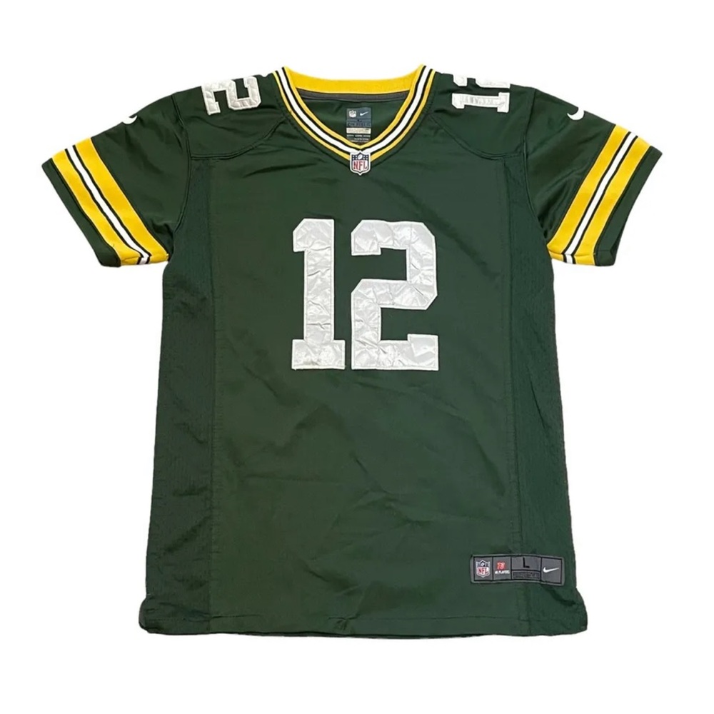 Aaron Rodgers #12 Green Bay Packers Nike On Field Jersey Youth Large 14/16